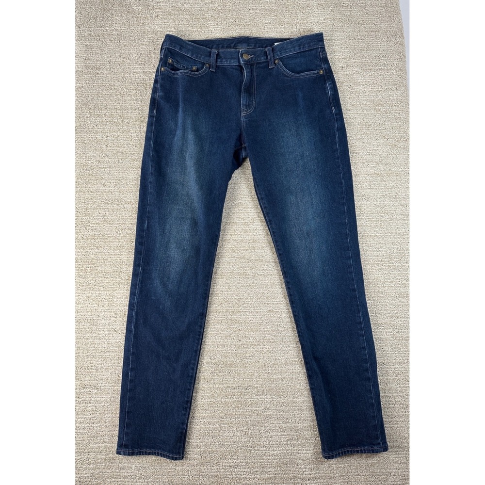 Banana Republic Standard Jean Slim Fit Dark Wash Denim Mens 33W 32L